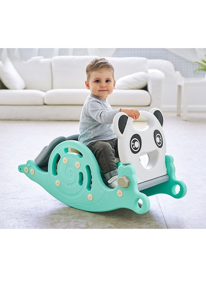 مجموعة ألعاب تسلق 3 في 1 متعددة الوظائف وقابلة للطي على شكل حصان هزاز - Image 2